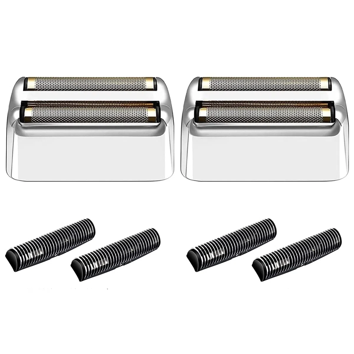 Testina di ricambio per pellicola da barba compatibile con rasoi a doppia griglia BaByliss, pellicola di ricambio compatibile con rasoi BaBylissPRO FXFS2