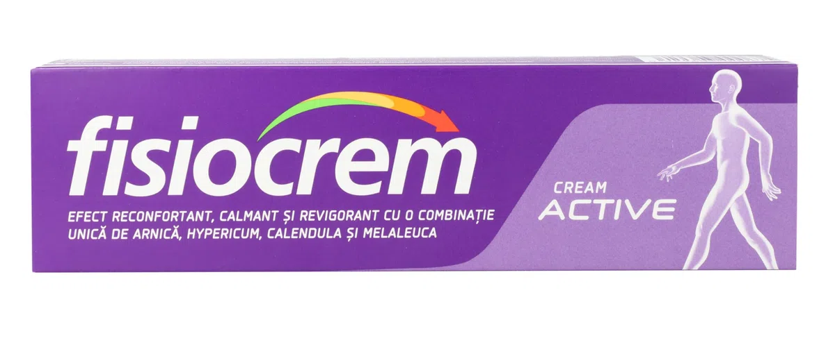 Fisiocrem | Cream Active 250 ml | Crema massaggio muscolare | Effetto lenitivo e rinfrescante | Con Arnica e Calendula | Cosmetici e Igiene | Cura del corpo