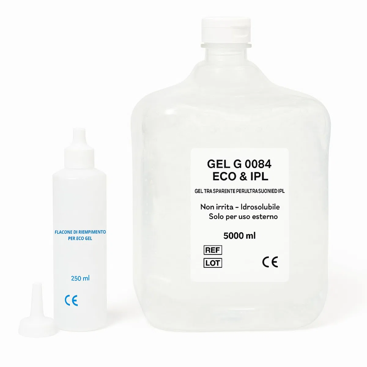 Palucart Gel Conduttore per Ultrasuoni ed Ecografie Sacca da 5000 ml con Dosatore – Denso, Trasparente, Ipoallergenico e Idrosolubile – Ideale per Tecar, Laser e IPL
