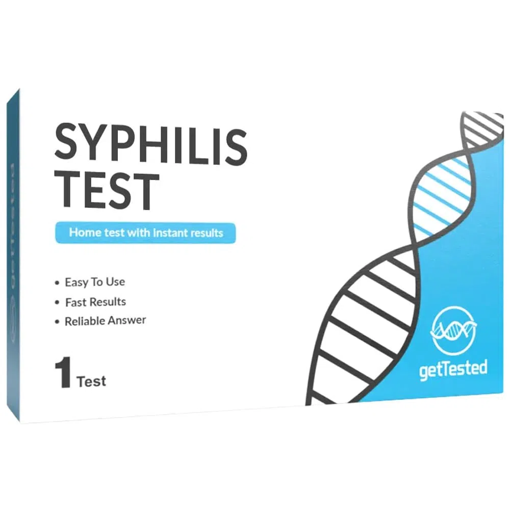 Test per la sifilide (1 test) rileva gli anticorpi Treponema Pallidum (IgG e IgM). Offre un modo rapido per identificare la sifilide.