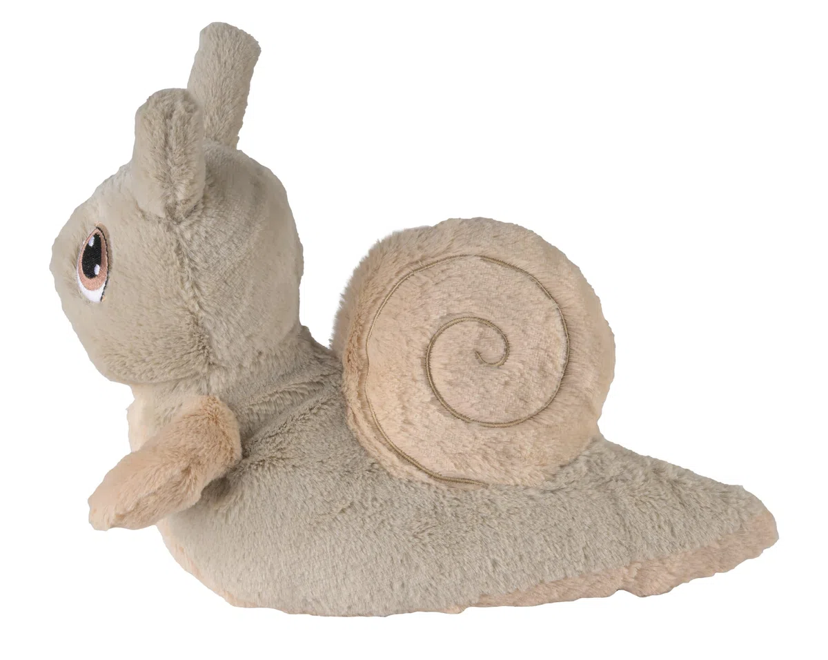 Warmies Cuscino termico/peluche "lumaca", 30 cm, 700 g (esclusivo design Warmies per Greenlife Value)