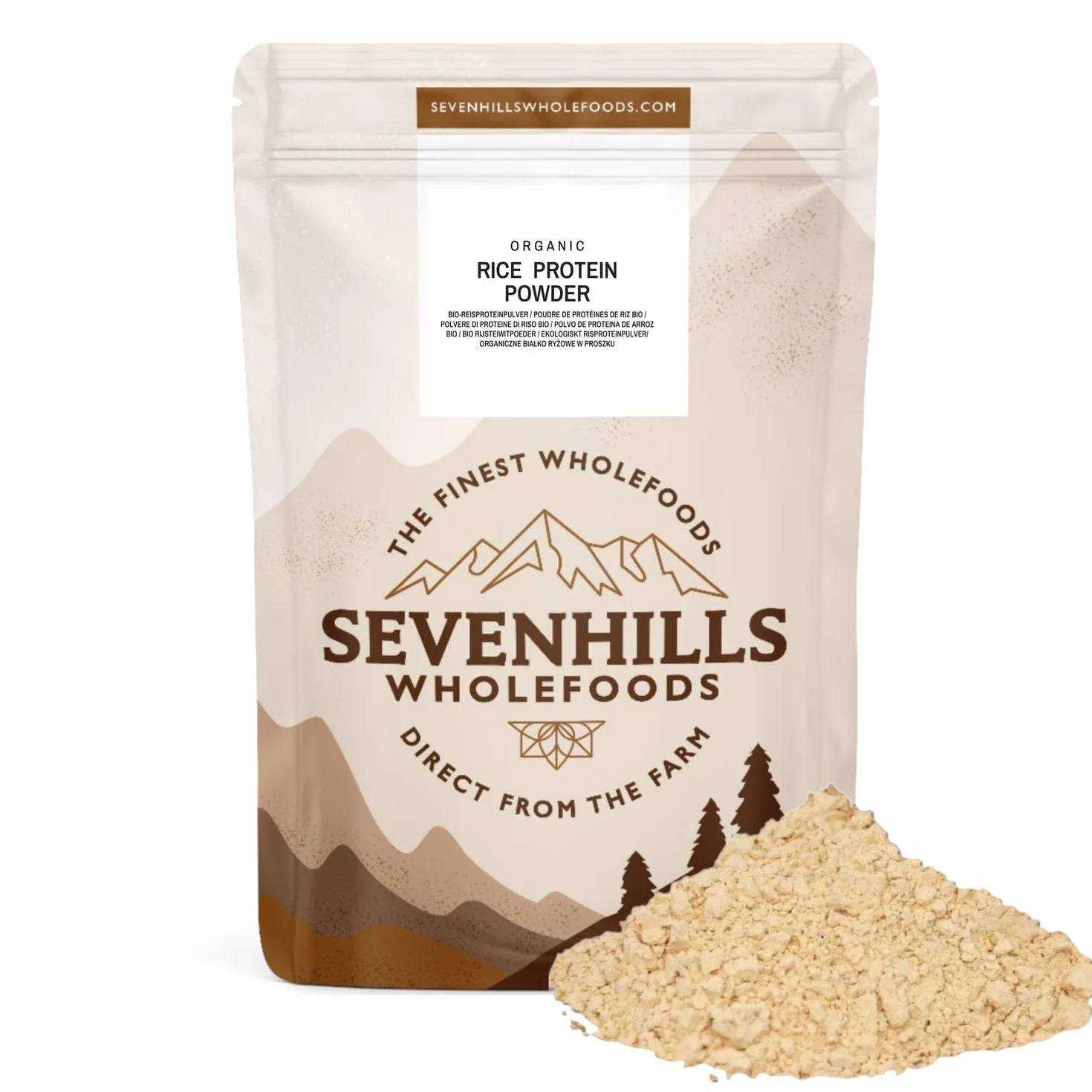 Sevenhills Wholefoods Polvere Proteica Di Riso Bio 1kg