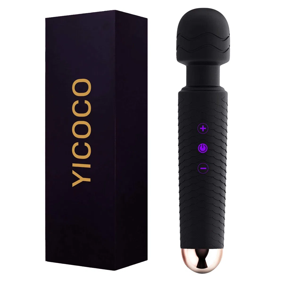 Sex Toys Massaggiatore personale vibratoreper donna, YICOCO vibratore massaggiatori elettrici a bacchetta con 25 potenti modalità di vibrazione per il massaggio rilassante e l'alleviamento