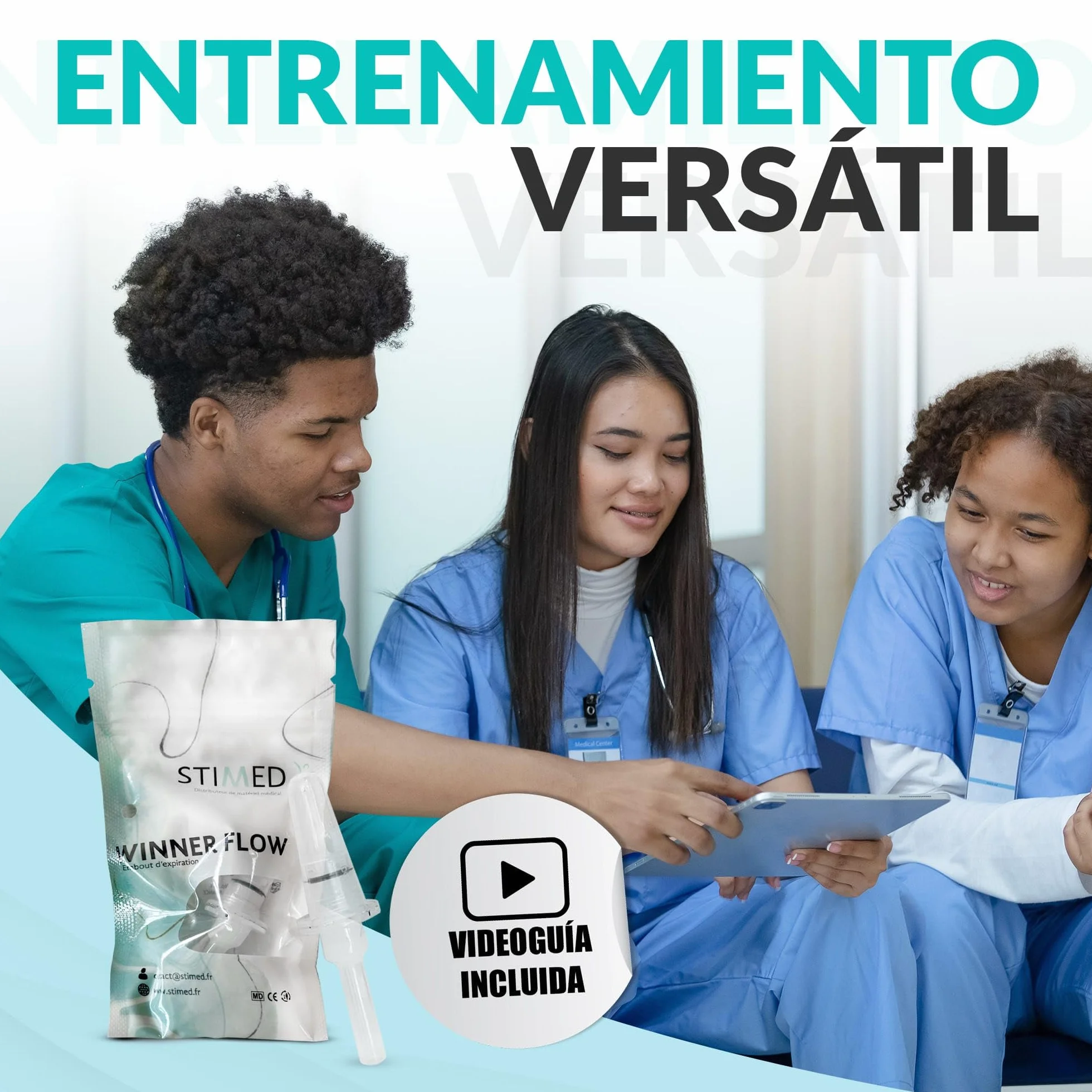 Winner Flow, Insuffla per il controllo della respirazione INCLUDE: Video esplicativo + Guida