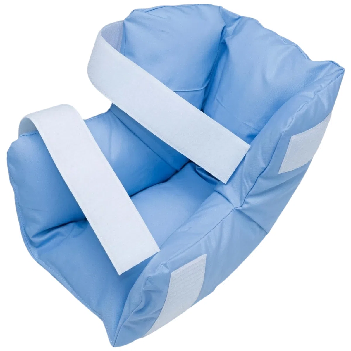 Talloniera Antidecubito in Fibra Cava Siliconata per Anziani e Allettati, Talloniera con Fodera in Cotone 100% e Velcro, 25×25×8cm, 1Pz