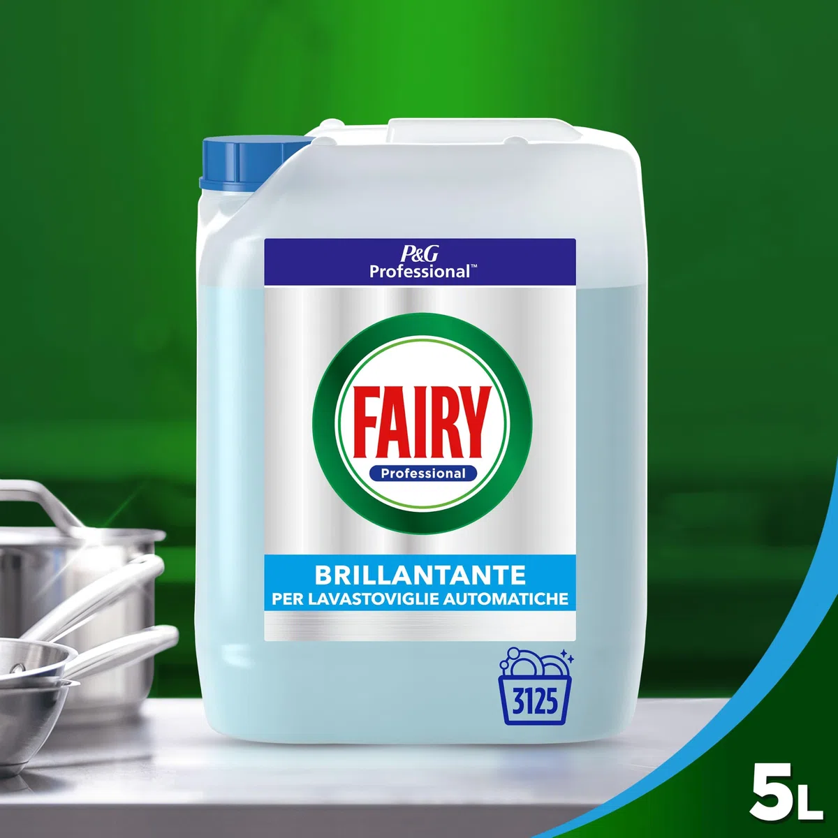 Fairy Professional Brillantante Per Lavastoviglie Automatiche Commerciali 5L