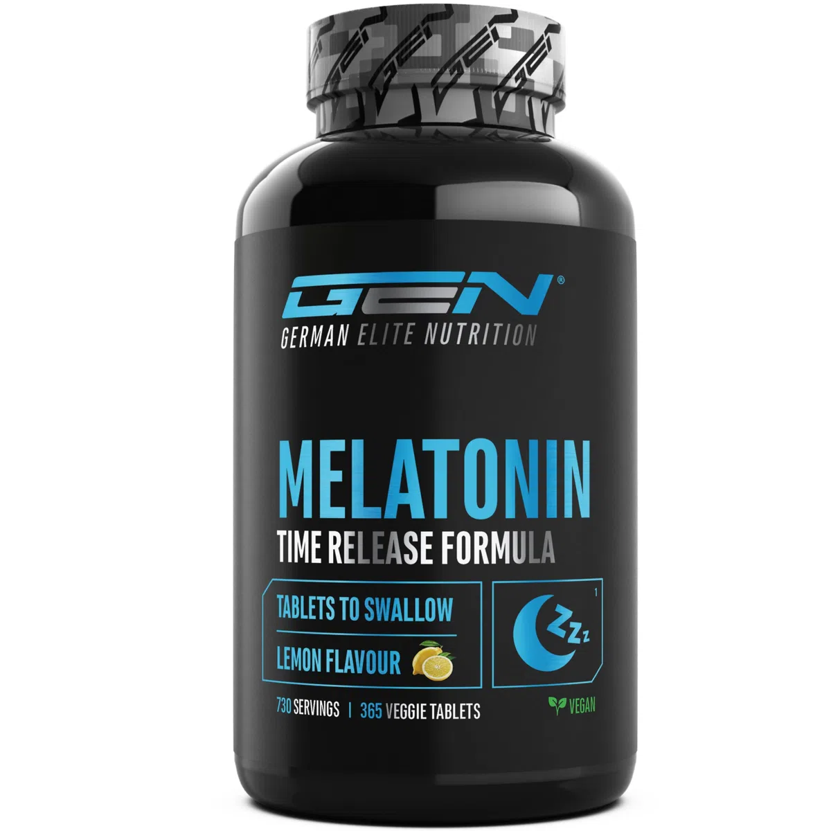 Melatonina Time Release – 365 compresse da succhiare al gusto limone – Rilascio ritardato grazie a Sepismart® SR – 0,5 mg per porzione – Vegano e altamente puro
