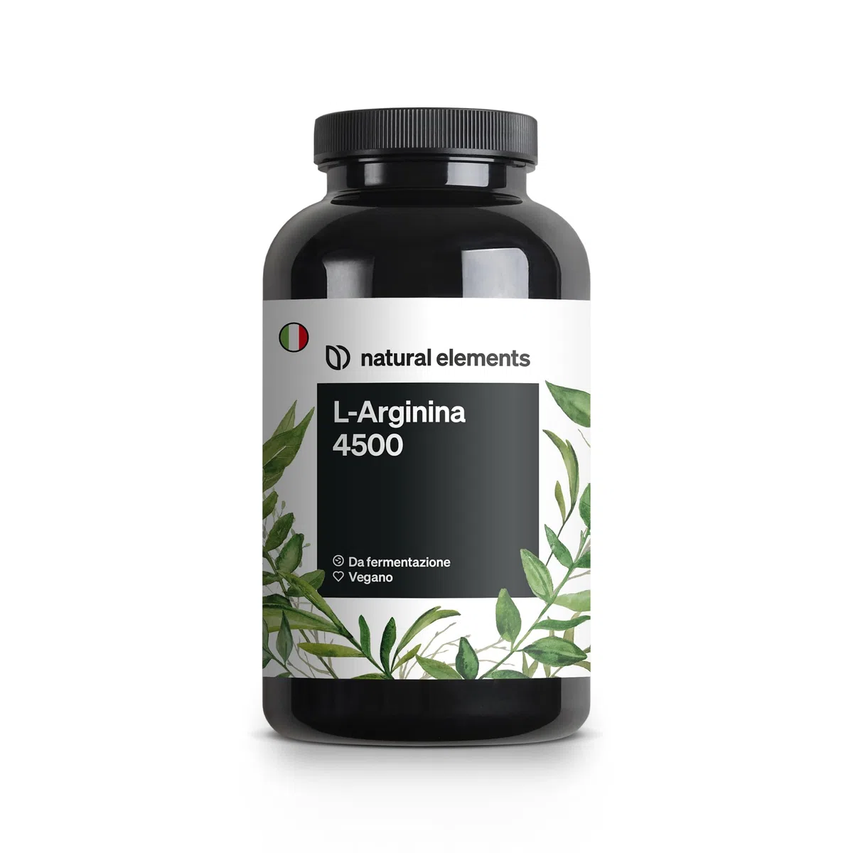 L-Arginina – 365 capsule vegane – 4500 mg di L-arginina HCL vegetale per dose giornaliera (3750 mg di L-arginina pura) – ad alto dosaggio – prodotta e testata in laboratorio in Germania
