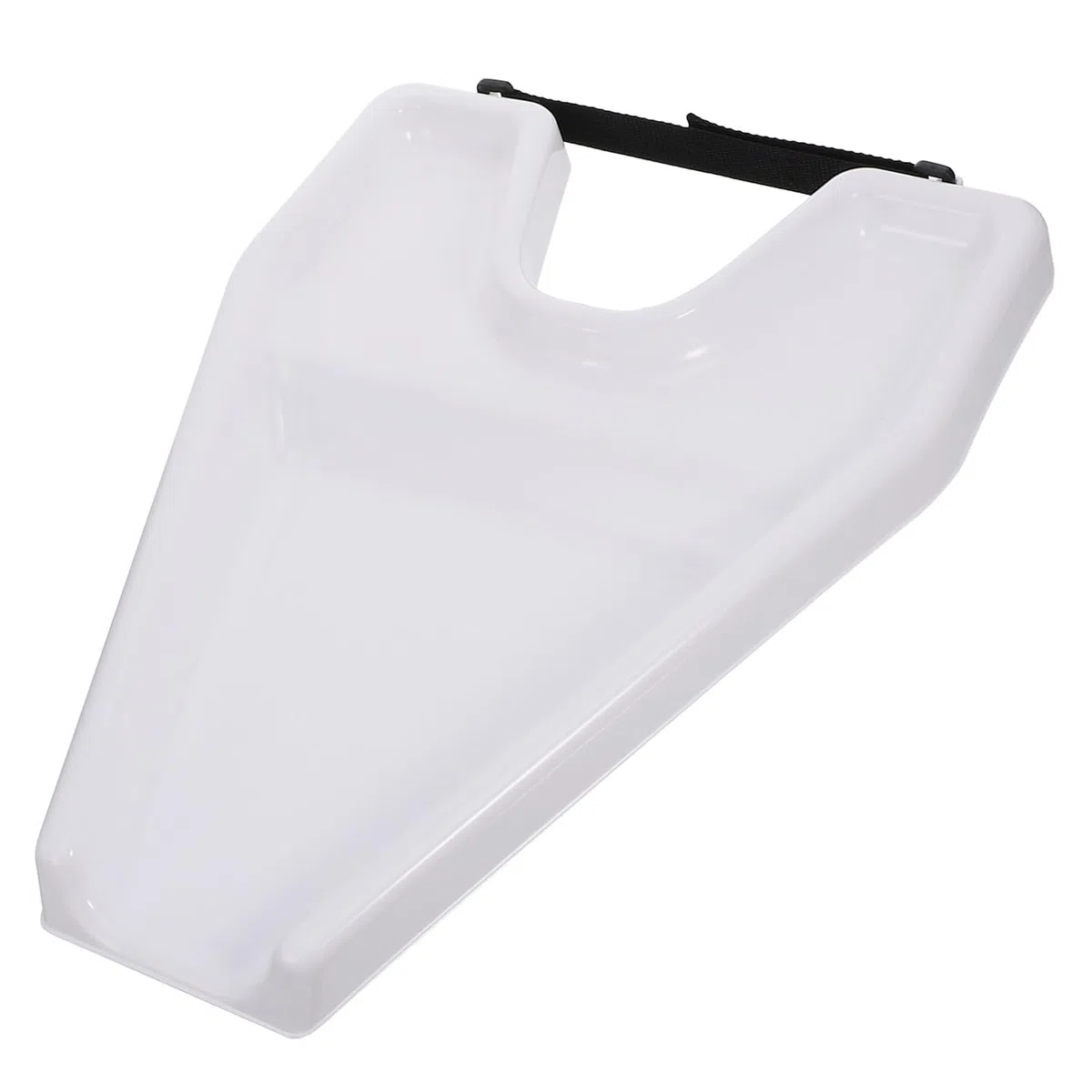 Generico Lavatesta in Plastico Bianco Professionali Parrucchiera Portatile Robusto e Leggero e Chioma per Pazienti, per Bed Rest