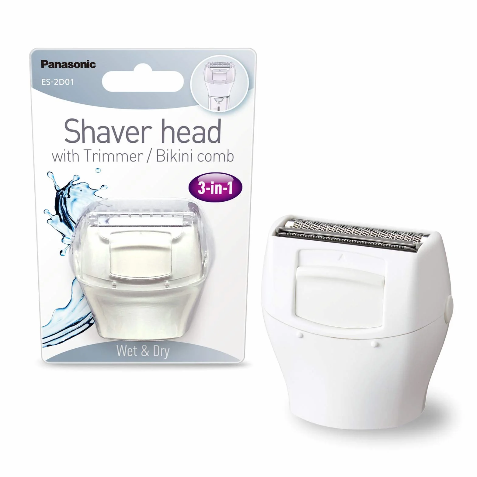 Panasonic ES-2D01-W503 Accessorio per Epilatore, Bianco