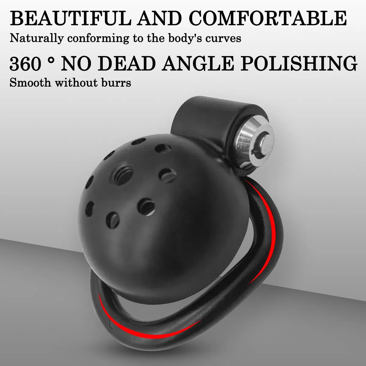 BDSMAGE Chastity cage per uomo, Gabbia castità per sissy, gabbia castità con 5 Anelli per il Pene Rimovibili, gabbietta di castità per Prevenire L'erezione, SM bondage slave sex toys