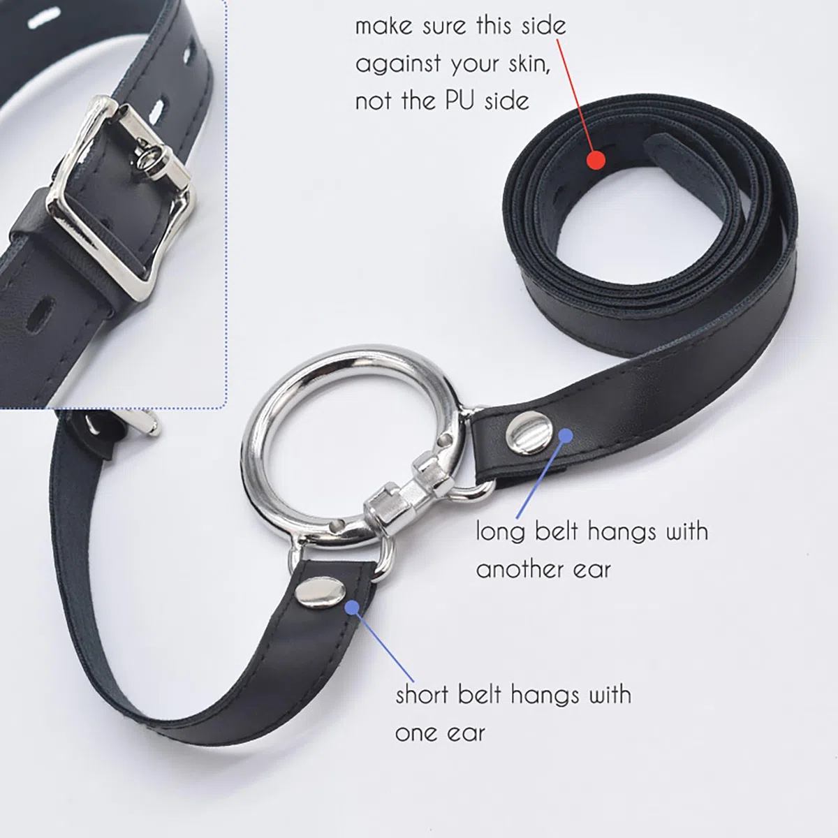 Flat Chastity Cage Inverted Chastity Cage Uomo Sissy Cintura Di Castità Maschile Metallo Cock Cage Erotitici Sexy Per Coppie (50MM)