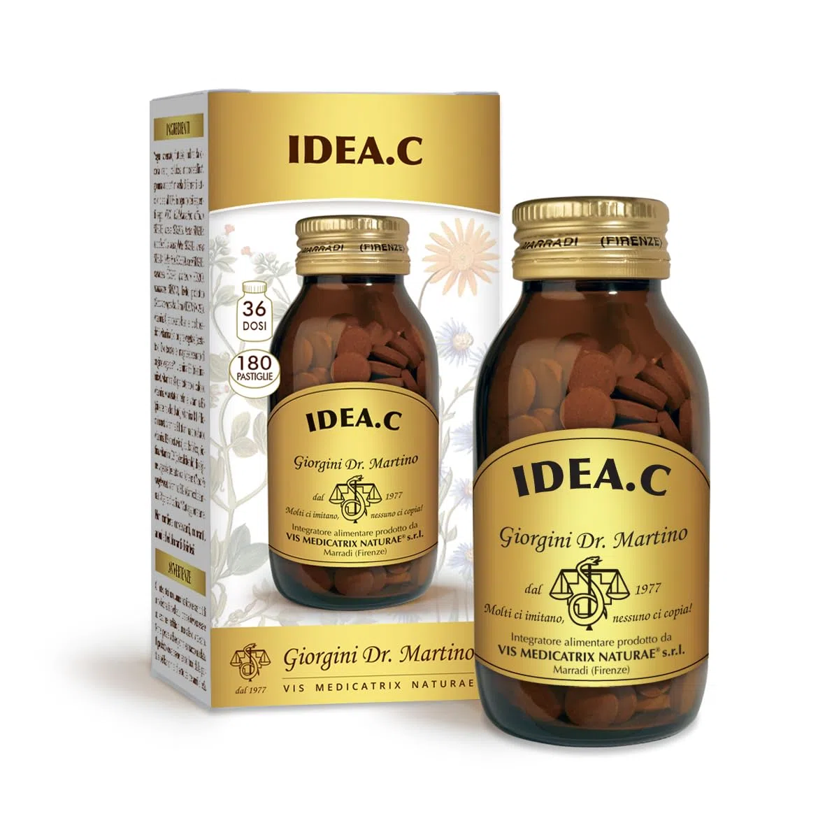 Dr Giorgini Idea.C - difese immuniarie - Iodio, Vitamina D, E, A e C - 180 pastiglie