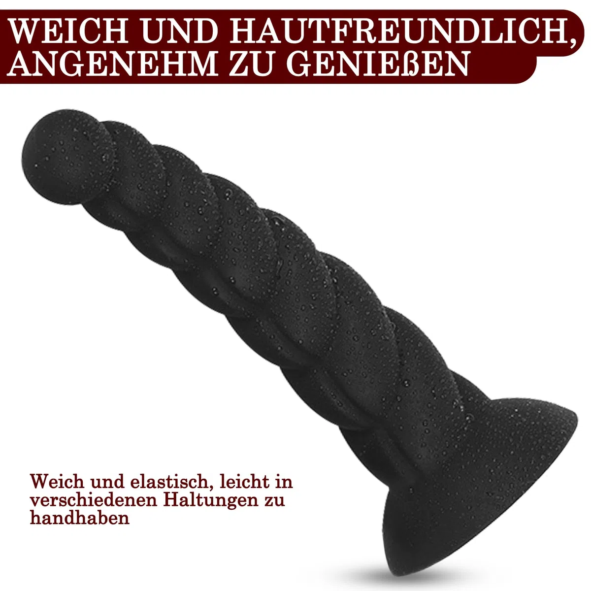 BDSMAGE Plug Anale Dildo Anal Plug in Donne Uomo, Anal plug Butt Plug in silicone, Anal Sesso Giocattoli, Coppia Dilatatori Anali SexToy Plug Anale-Dilatatore (XL)