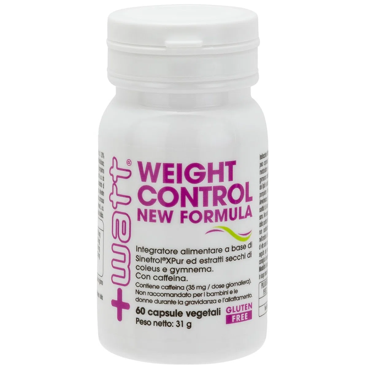 Weight Control New Formula - Integratore Alimentare a Base di Sinetrol®XPur, Coleus, Ananas, Equiseto e Gymnema. GLUTEN FREE - Offre Sostegno al Metabolismo - Formato: 60 capsule