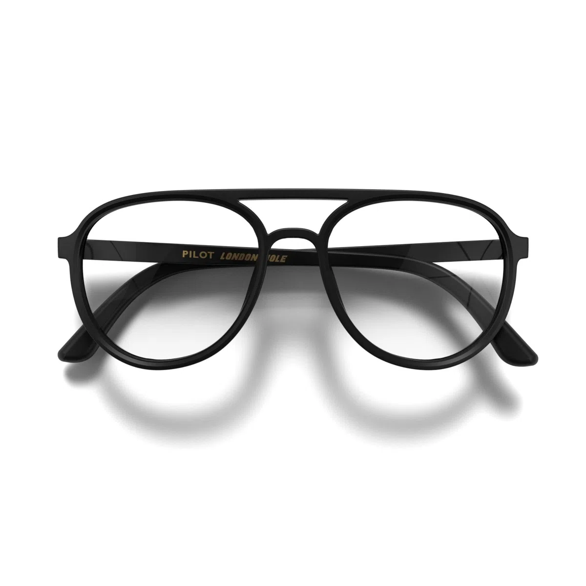 LONDON MOLE® Pilot occhiali con blocco della luce blu | Fantastici bloccanti blu a forma di pilota | Anti affaticamento degli occhi per schermi | Uomo Donna Unisex | Cerniere a molla