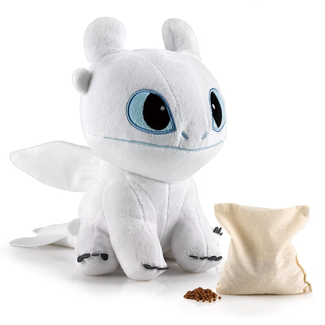 BIOSYNEX - Peluche Scaldacuore Riscaldabile con Sfere di Argilla - Dragon Trainer - Peluche Benessere Lavabile in Lavatrice - Calore Piacevole e Confortevole - Fin Dalla Nascita (Furia Chiara)