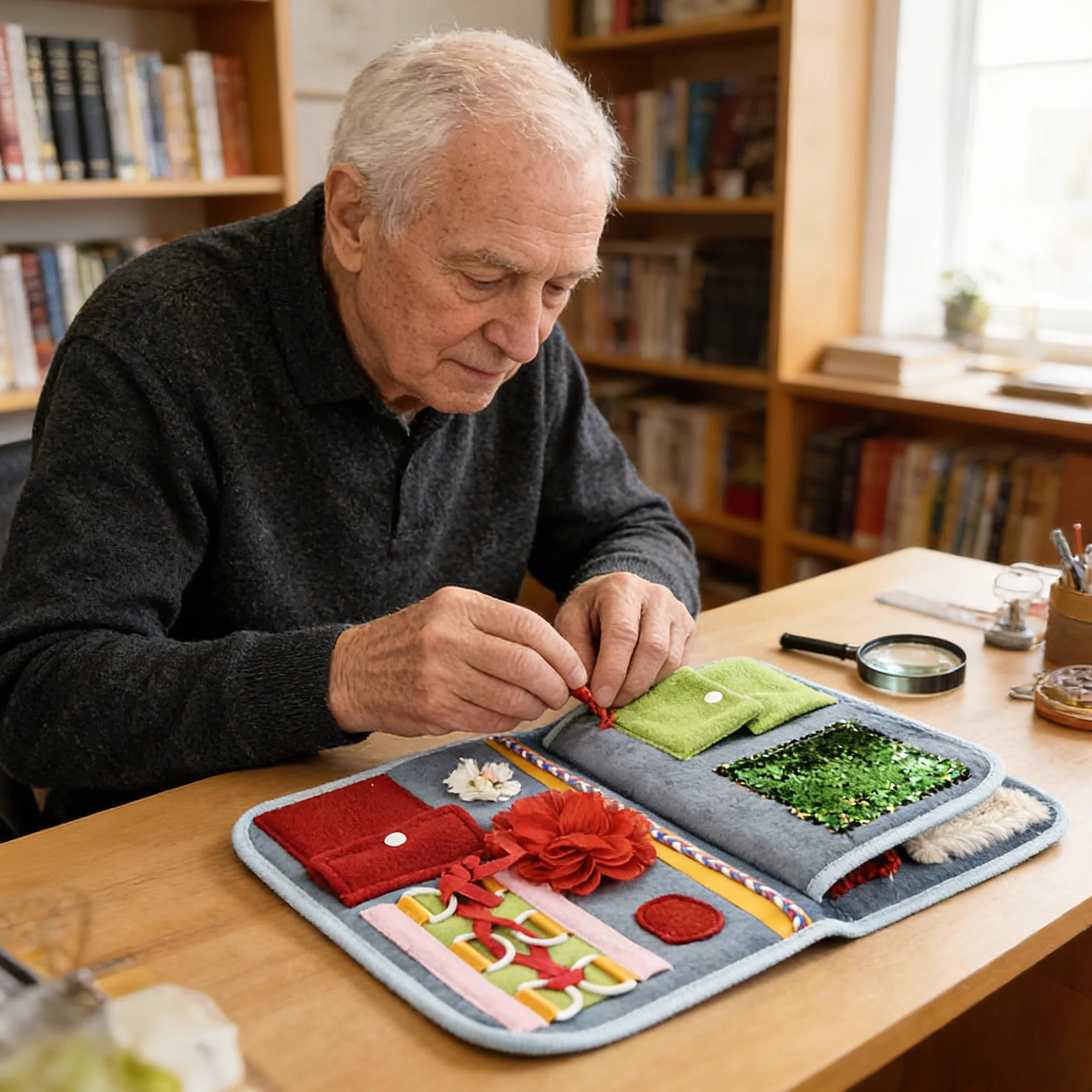 Coperta lenitiva sensoriale, prodotti per anziani affetti da demenza, regali e attività per anziani affetti da Alzheimer o demenza, prodotti per sedativi e attività di conforto per la demenza.