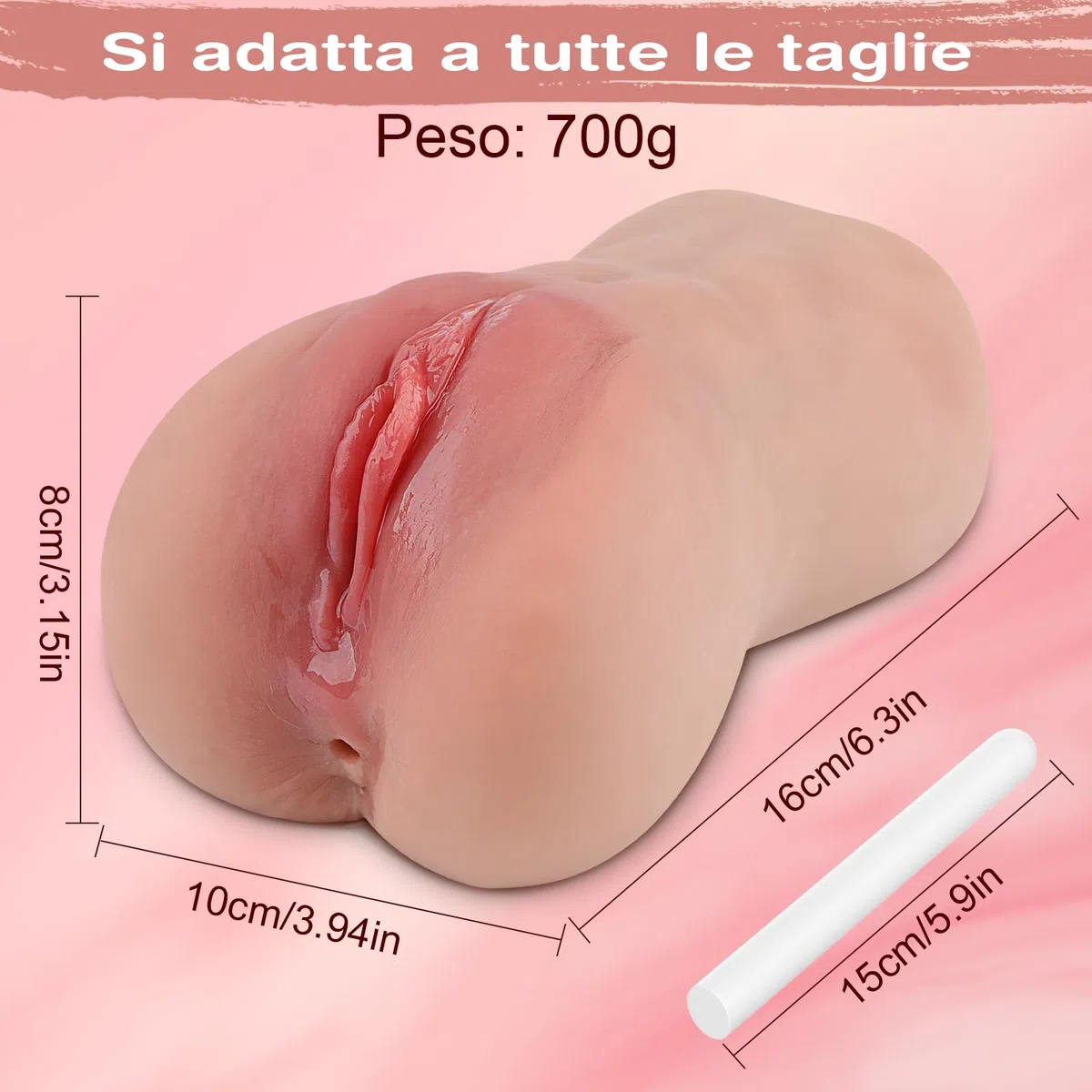 Masturbatore Uomo Sex Toys - Sex Toy Realistico Masturbatori per Uomini Maschile Tascabile Reale Giocattolo Erotico per Sesso, Stretta Apertura Anale Pompino per Gli con 3D Vagina Giocattoli Sessuali