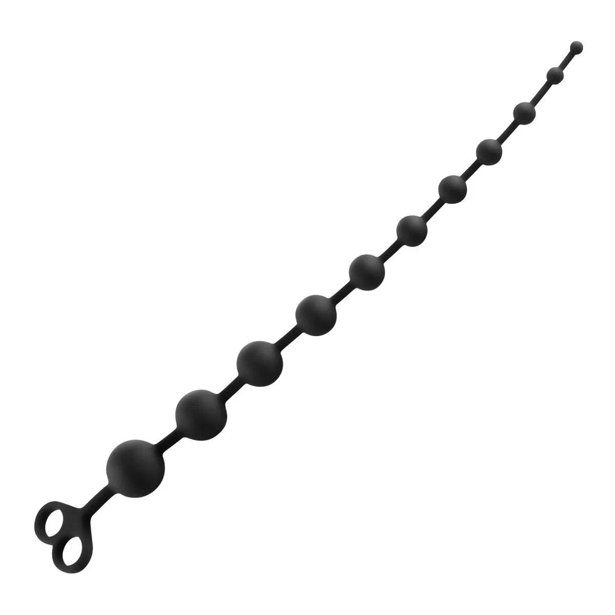 Perline Anali Super Lunghe 56 cm con 11 Palline, Grande Plug Anale Silicone con Anello di Trazione Sicuro, Catena Dilatatore Anale Massaggio Prostatico, Giocattoli Sessuali per Uomo Donna