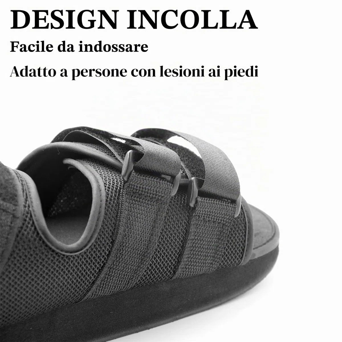 Scarpa da recupero post operazione, regolabile per camminata medica avampiede scarpa, per supporto post-operatorio, piede rotto, alluce valgo rotto, punta grossa intervento chirurgico piatto (XL)