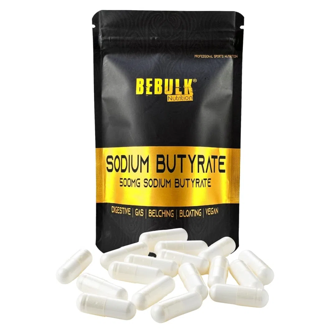 Butirrato di sodio 1000 mg 98% - Vegano - Bulk Nutrition (90 capsules)