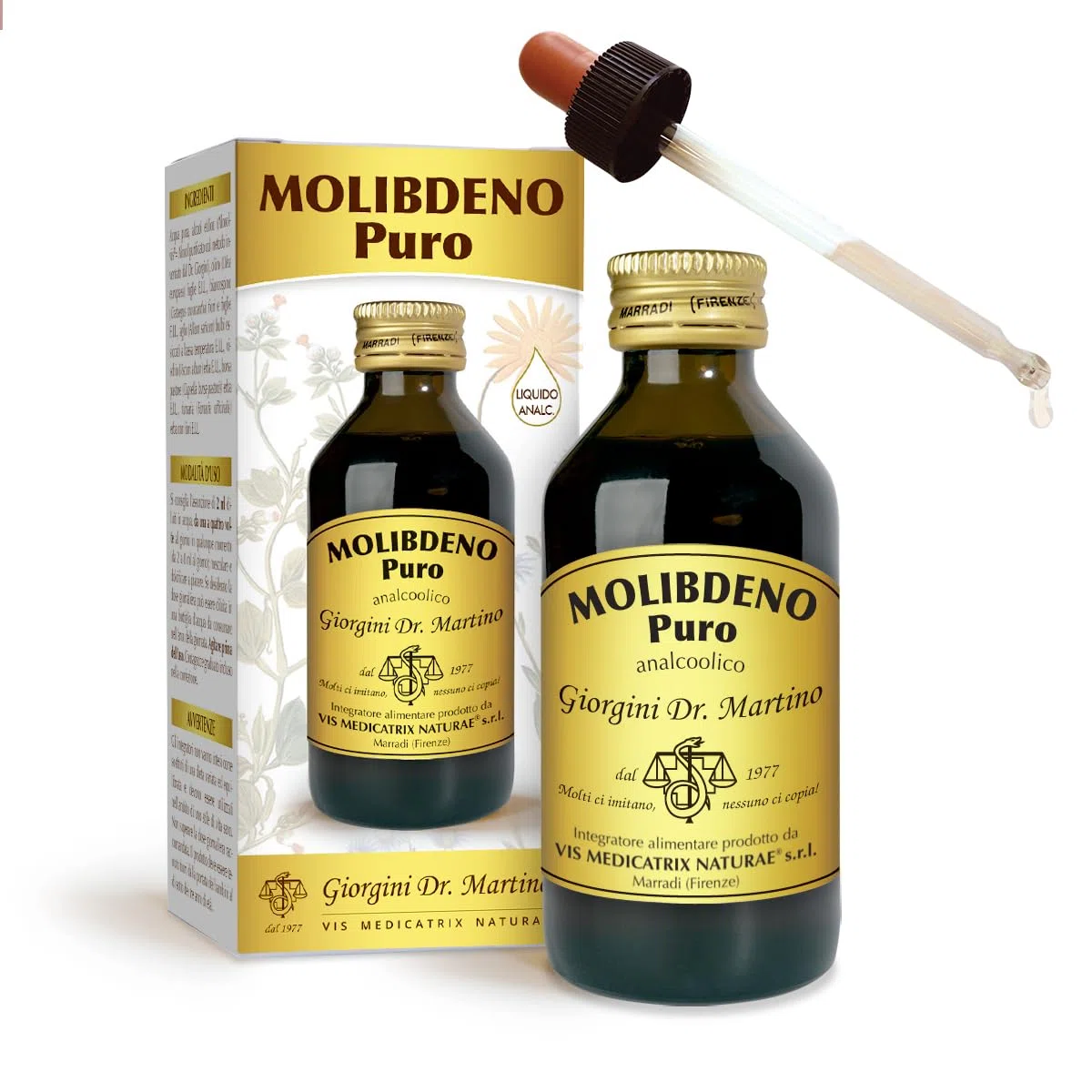MOLIBDENO Puro liquido analcolico - 100 ml