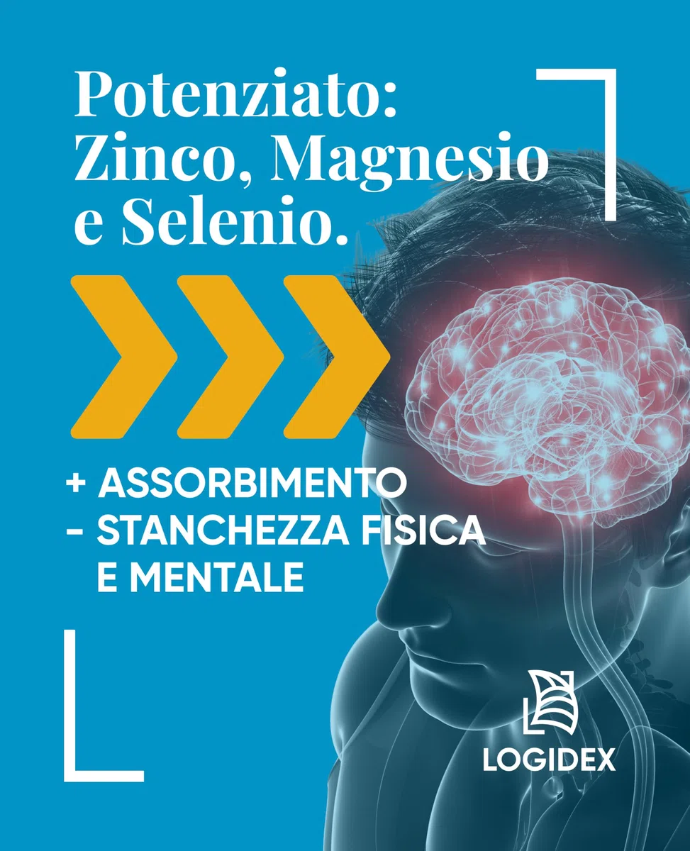 Betafolic Age - Integratore Vitamina B6 e B12, per Stanchezza, Memoria e Concentrazione, con B-Complex, Acido Folico, Citicolina e Q10 – 30 Compresse – Made in Italy Logidex