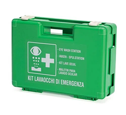 Kit LAVAOCCHI PROFESSIONALE - Valigetta pronto soccorso lavaggio oculare emergenza occhi Aziendale