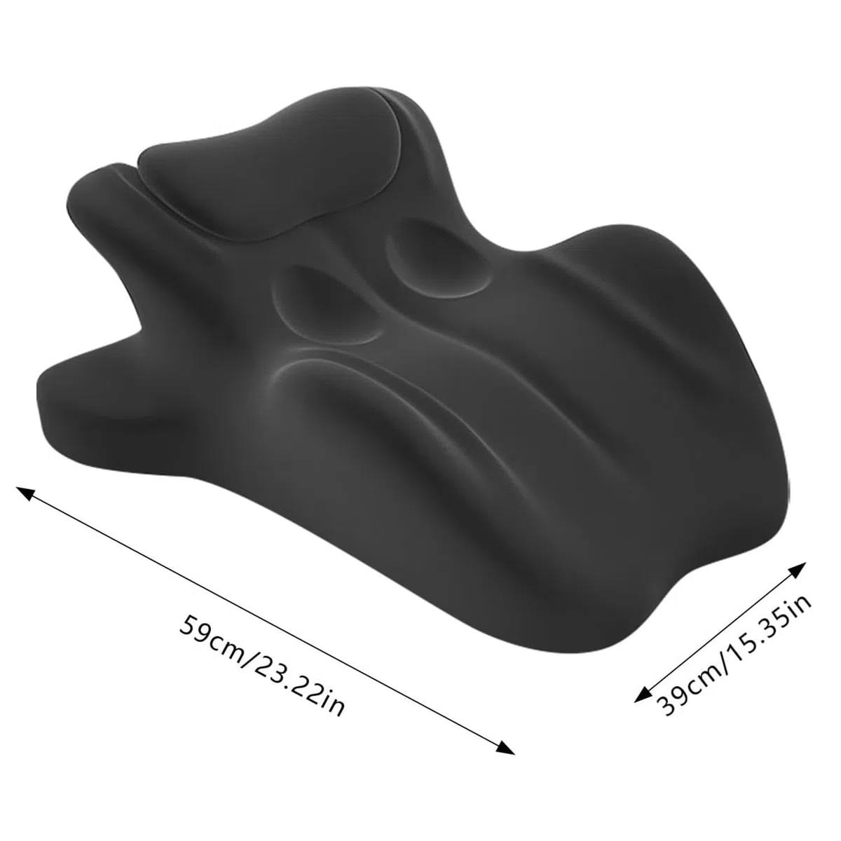 Cuscino per le coppie, cuscino lombare per più divertimento, cuscino a cuneo in memory foam, con funzione di supporto ergonomico, cuscino multifunzione per colonna vertebrale e schiena per