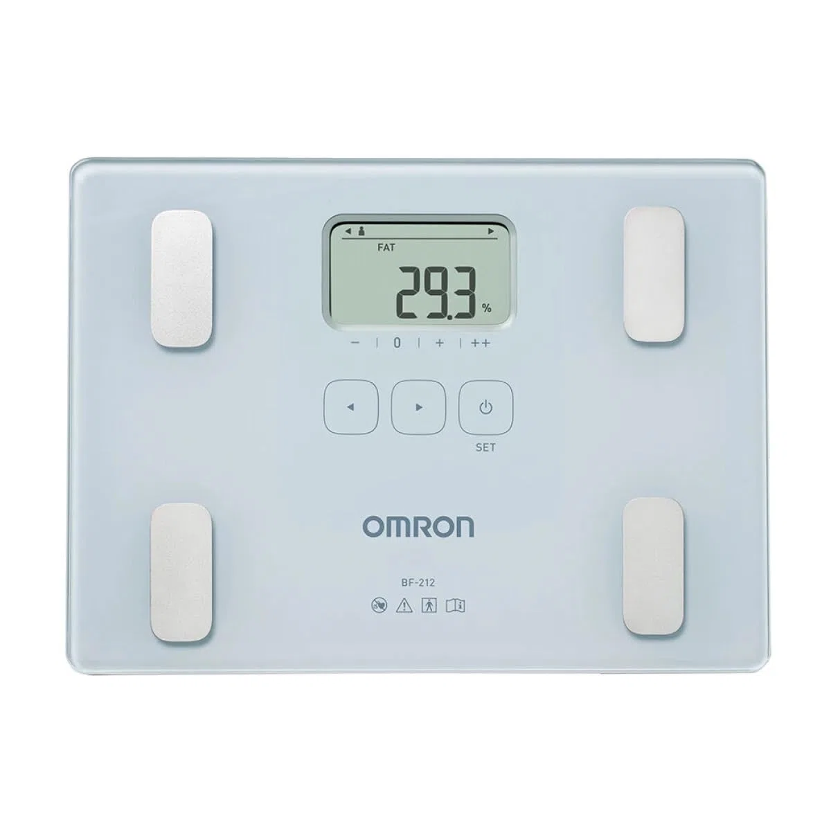 OMRON BF212 Bilancia digitale con misuratore della composizione corporea con misurazione del grasso corporeo