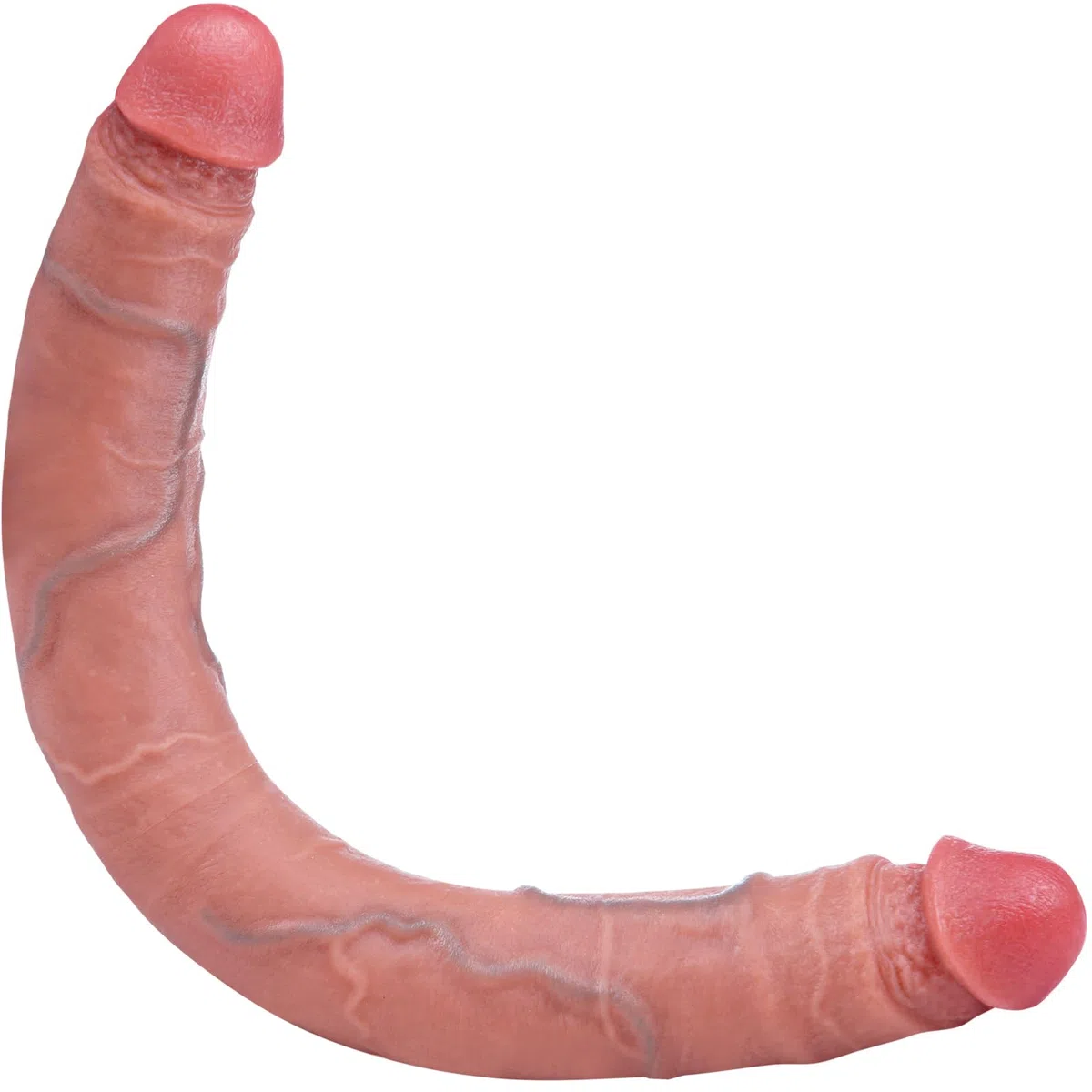 Dildo bifacciale extra large 50 x 4,2 cm, giocattolo dildo gigante spesso, massaggiatore realistico bifacciale XXXL grande, pene in silicone extra lungo, giocattolo lesbico extra largo