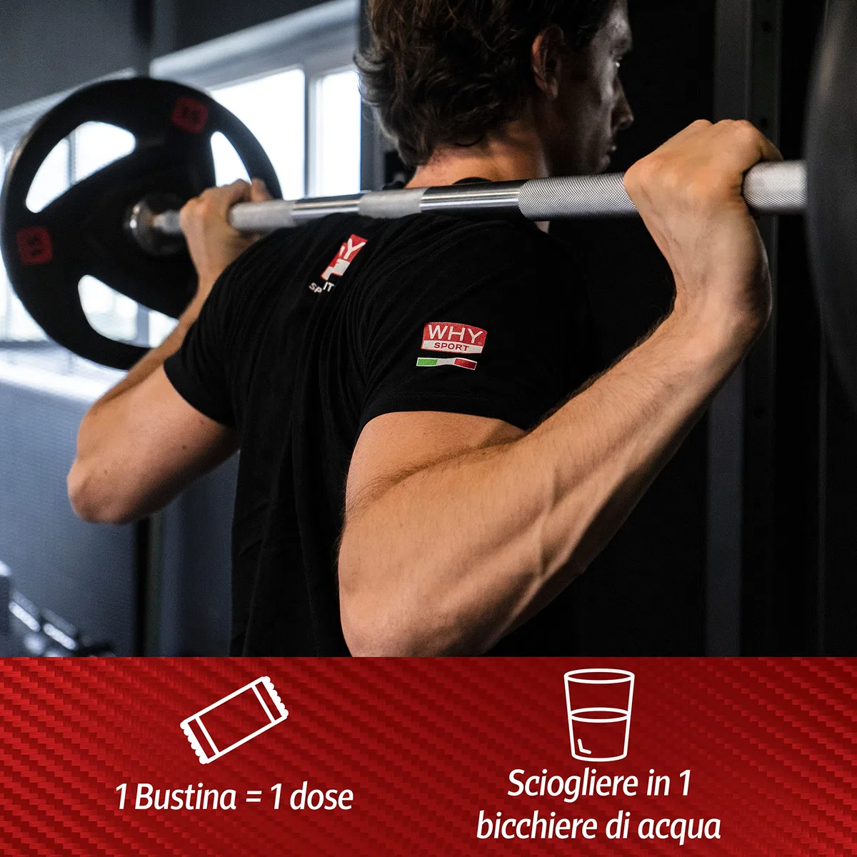 WHY SPORT MADNESS DRINK - Pre Workout - Integratore Alimentare a Base di Aminoacidi e Caffeina - 20 Bustine da 7,3 gr