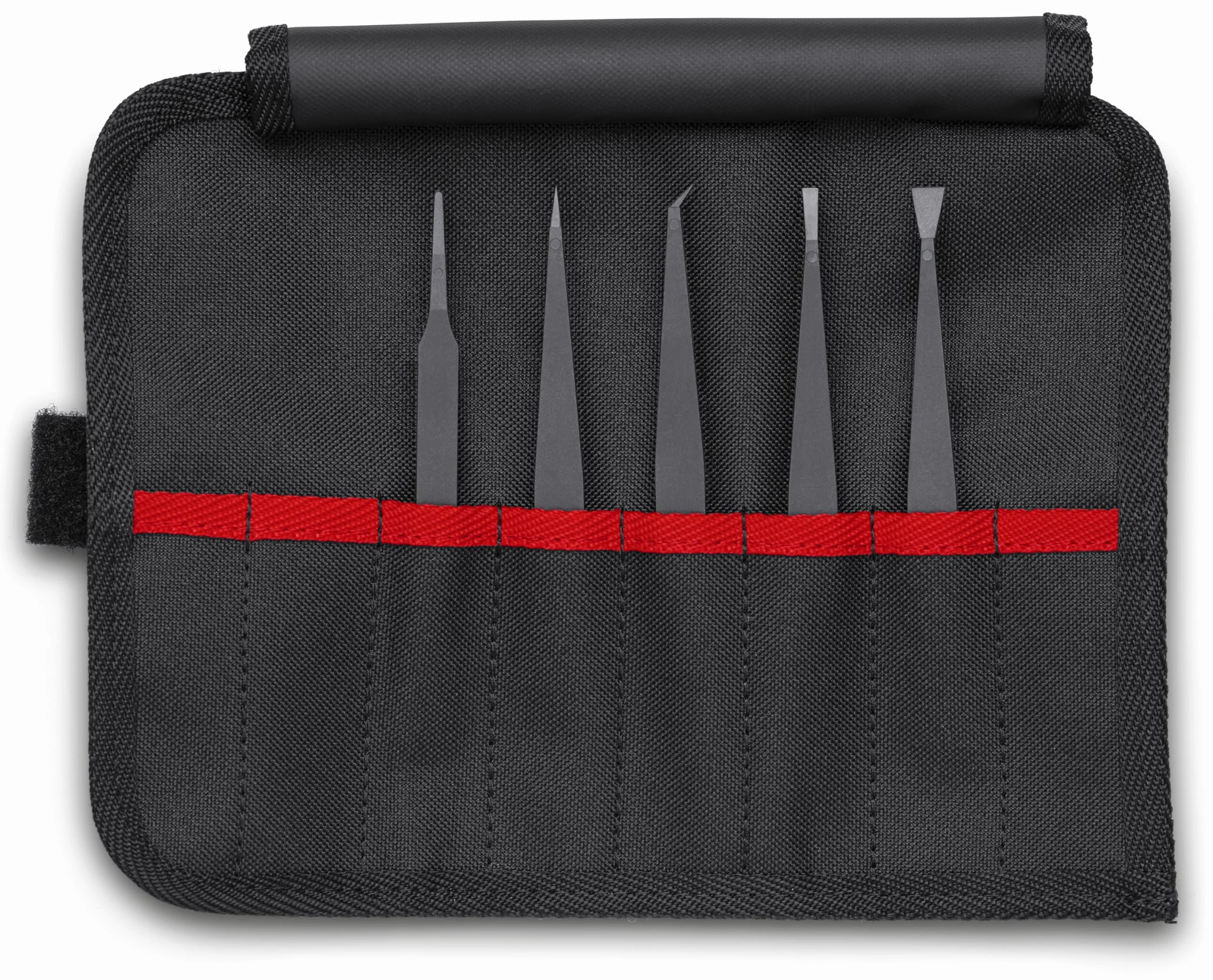 KNIPEX Assortimento di pinzette in resina sintetica ESD 5 pezzi, 92 00 05 ESD