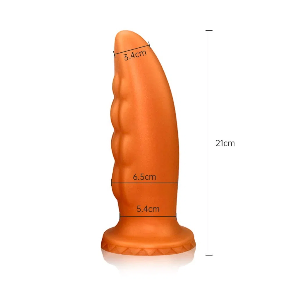 Dildo anale in silicone liquido Butt Plug, Big Anal Plug Trainer Kit Anus Stimulator Prostata Massaggiatore per uomini avanzati e donne (L)