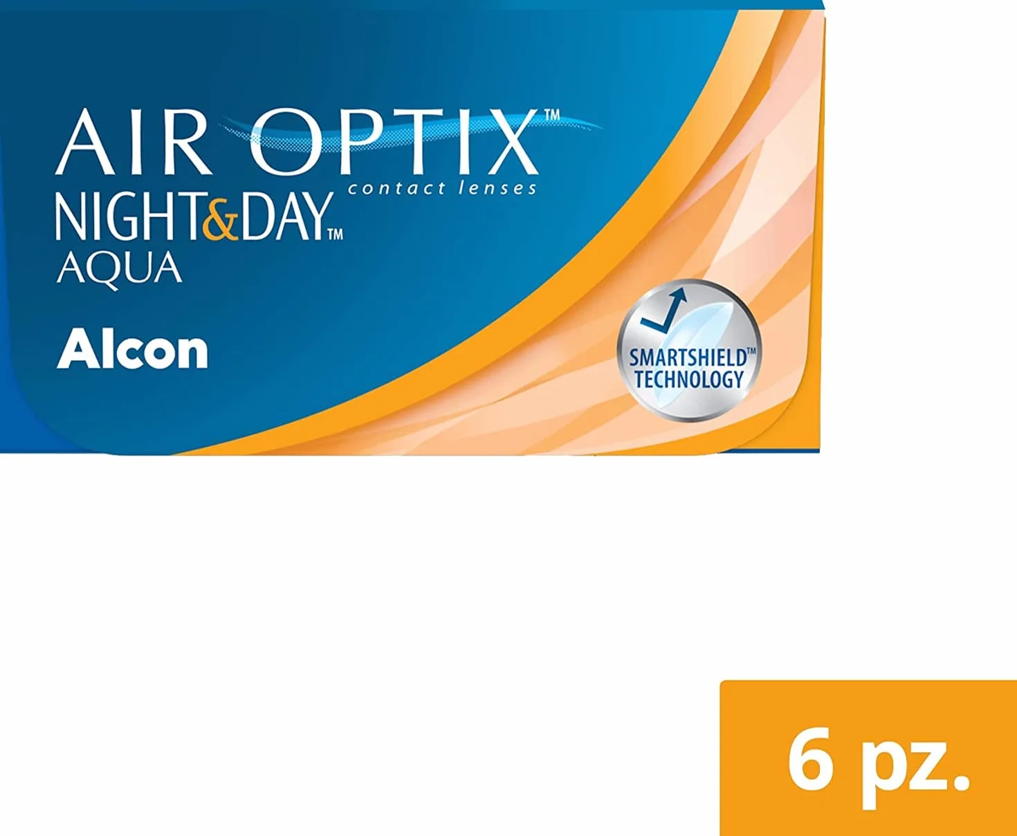 Air Optix Night & Day Aqua lenti a contatto mensili | 6 lenti | BC 8.4 mm | DIA 13.8 mm | -01.50 diottrie