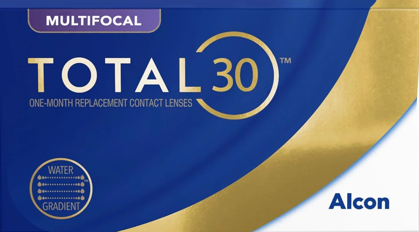 TOTAL30 Multifocal lenti a contatto mensili | 3 lenti | BC 8.4 mm | DIA 14.2 mm | ADD MED | +02.75 diottrie