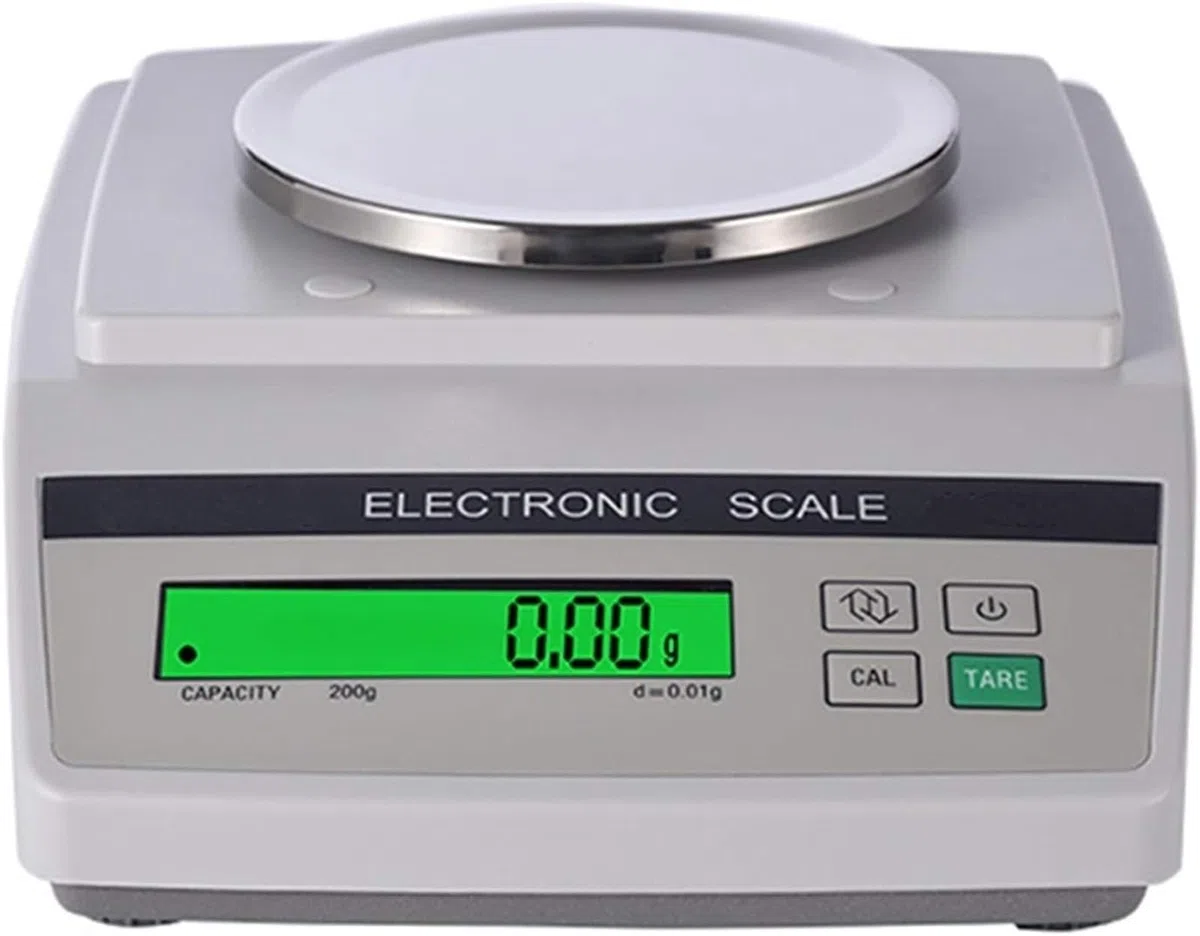 Bilancia Analitica di Precisione Digitale 0,01 G per Laboratorio, Gioielleria, Negozio, Impianto Chimico, 1000 G/0,01 G
