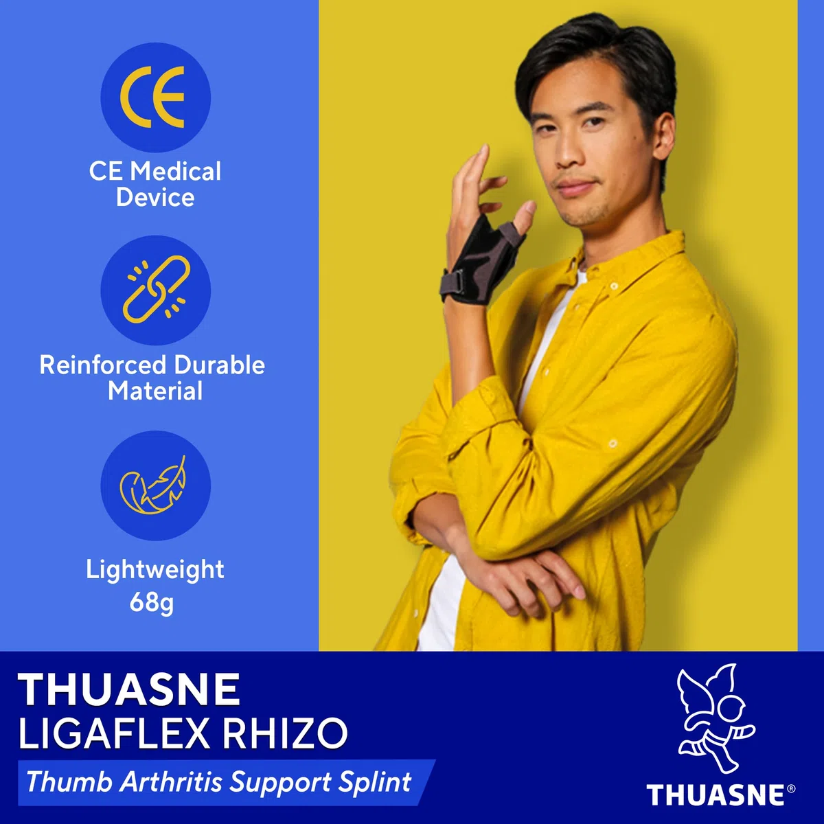 Ligaflex Rhizo - Supporto per pollice, per osteoartrite, storte e terapia post-operatoria