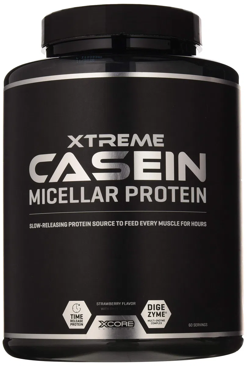 Prozis Xtreme Casein SS Integratore, 2000 g, Fragola