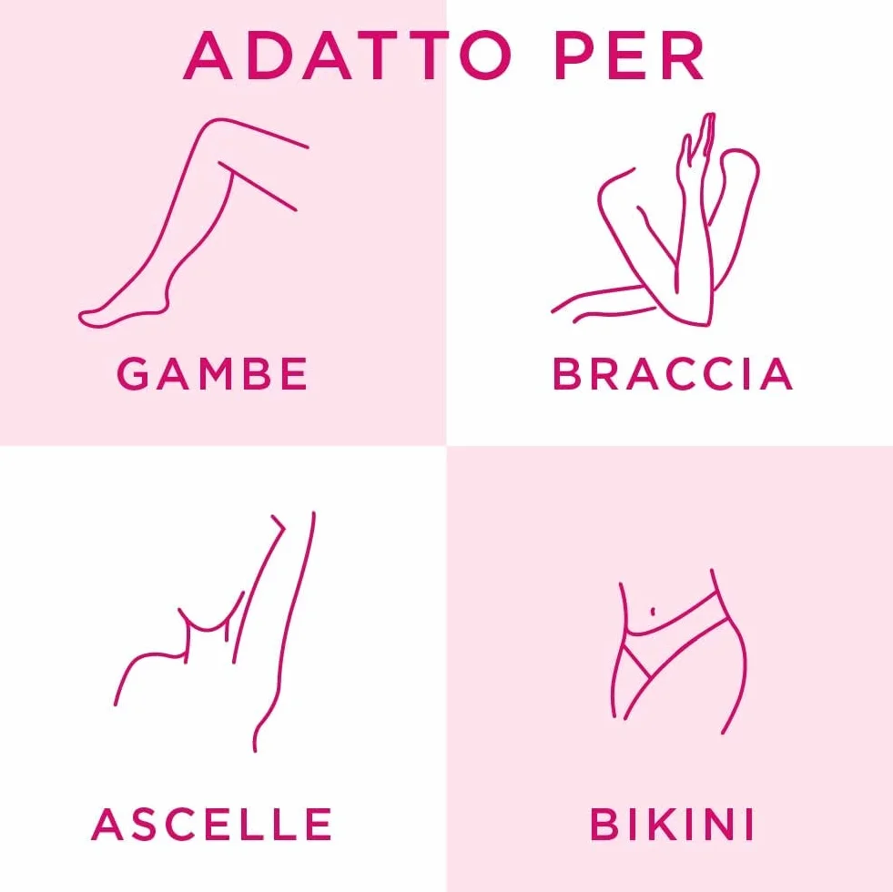 Veet Strisce Depilatorie Gambe e Corpo, Ipoallergeniche e Dermatologicamente Testate, 48 Strisce (3 confezioni da 16 Strisce) + Salviette Post-Epilazione Idratanti