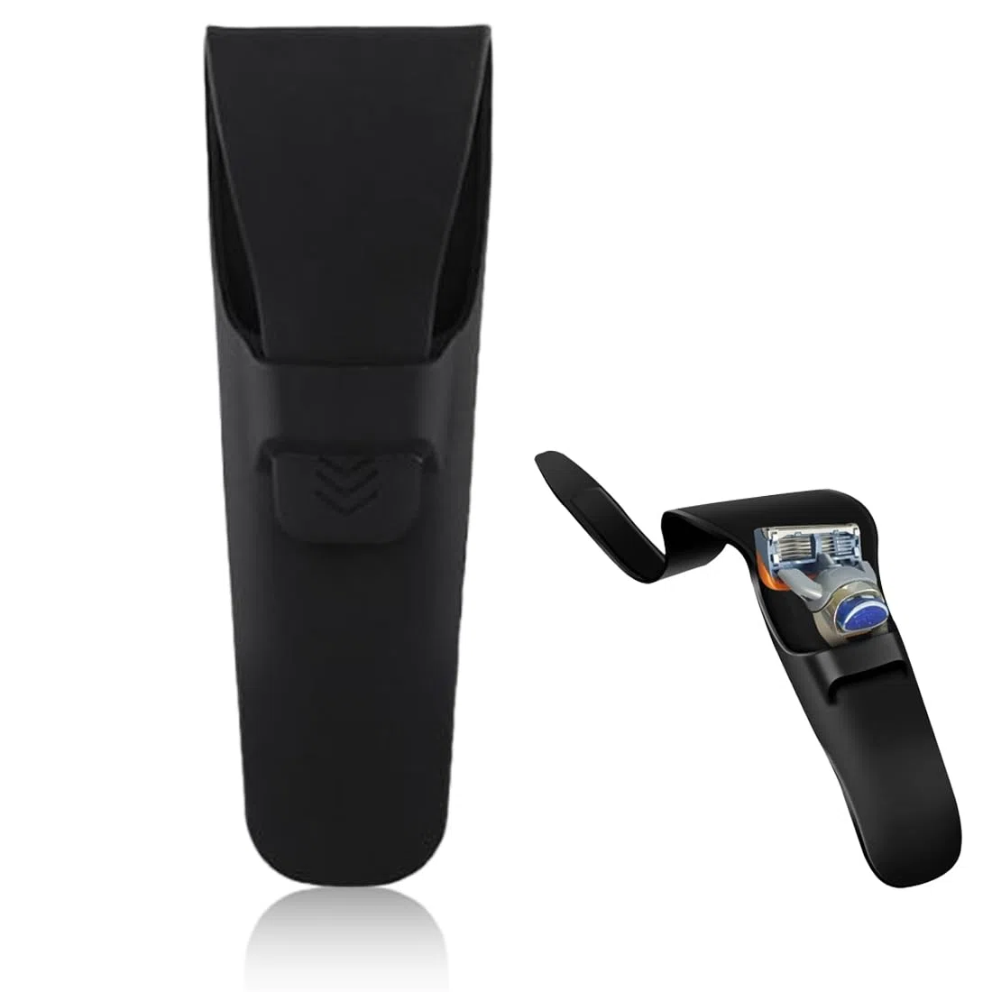 IKOPFLN Custodia rasoio sicurezza del silicone di viaggio impermeabile per Gillette Parker, 1 pezzo
