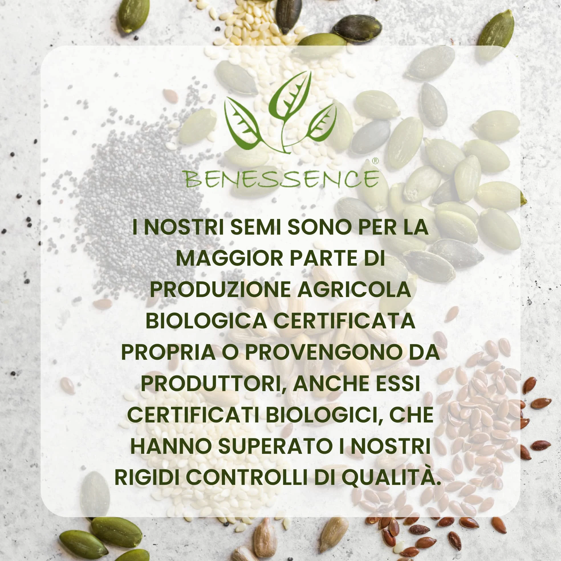 Benessence - Semi di Chia Biologici - 1 Kg