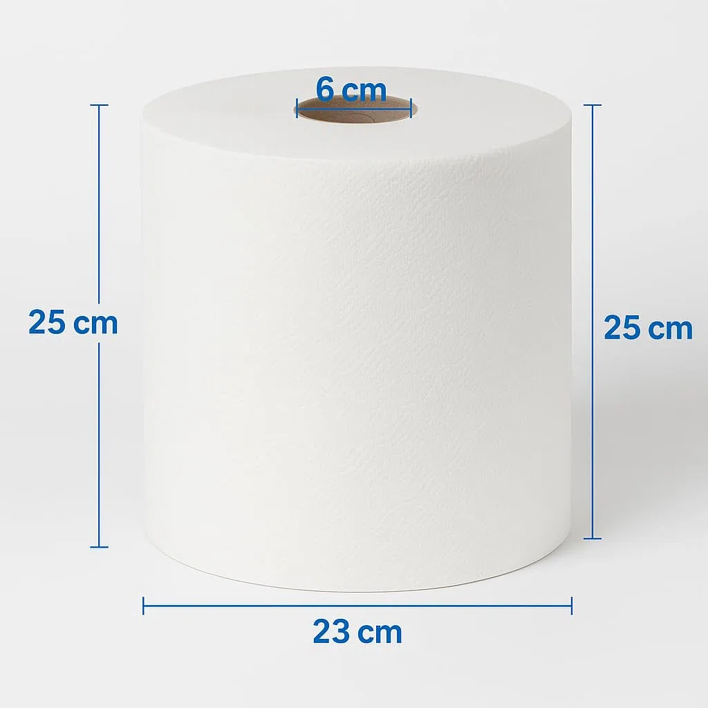 2 Rotoloni Carta Industriale Expert Reflex 800 – 2 Veli Pura Cellulosa, 395 Strappi per Rotolo, Confezione da 2 Bobine da 87 m – Asciugatutto Multiuso Bianco