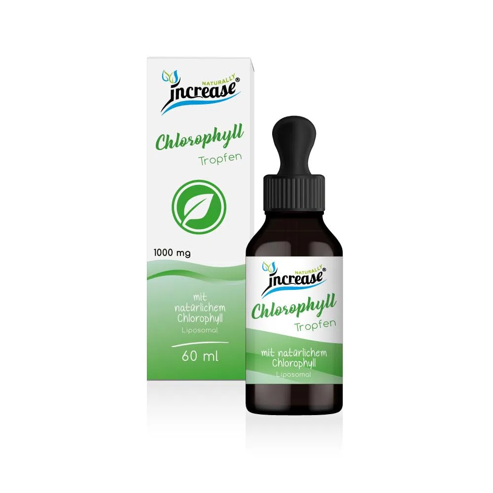 Liposomiale clorofilla goccia ad alto dosaggio – (30.000 mg di clorofilla per confezione) 1000 mg per dose giornaliera – Olio MCT – Alta biodisponibilità