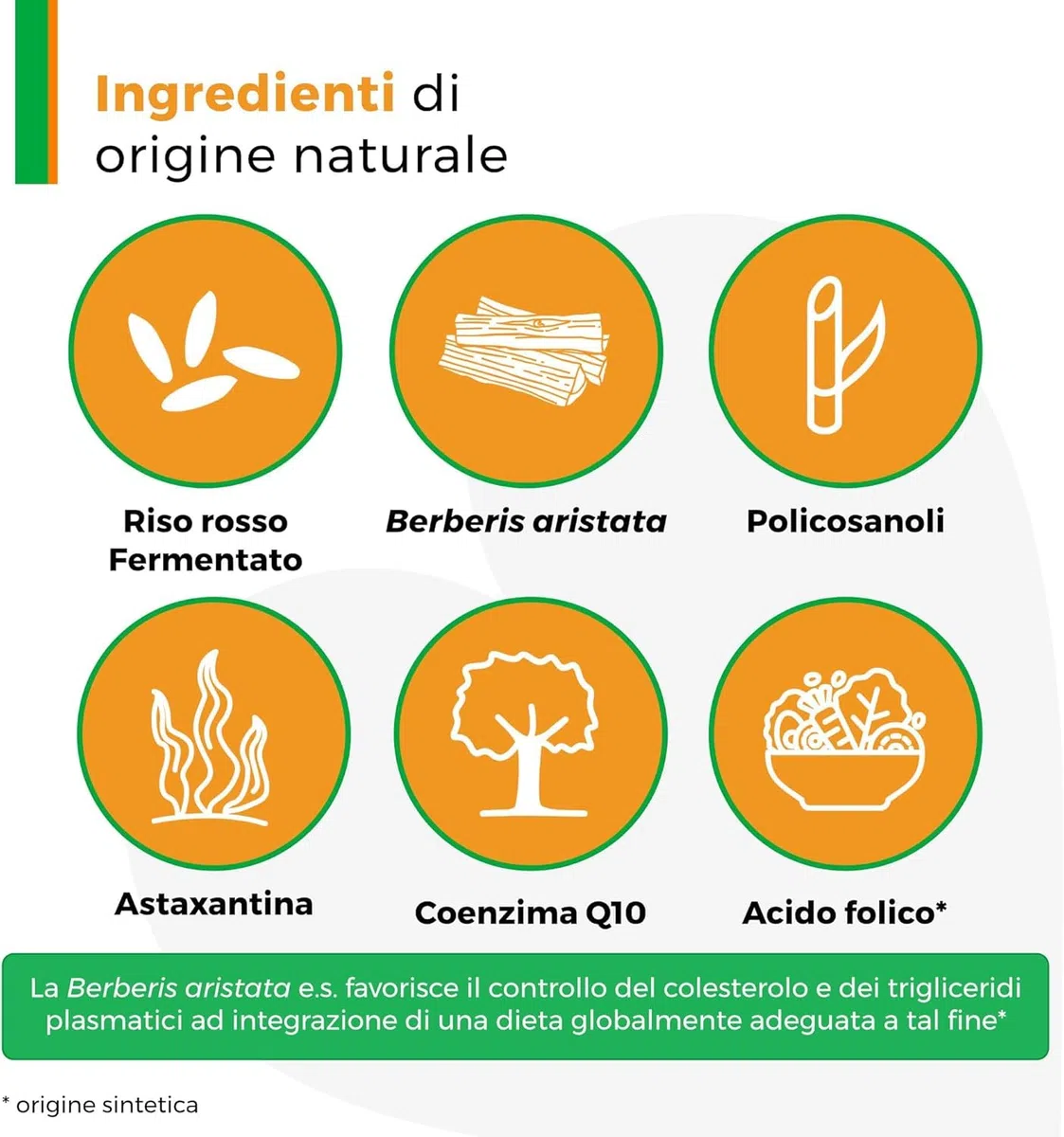 ArmoLipid Plus 60 Compresse, Integratore Alimentare con Berberis Aristata, Riso Rosso Fermentato, Acido Folico, Policosanoli, Coenzima Q10 e Astaxantina