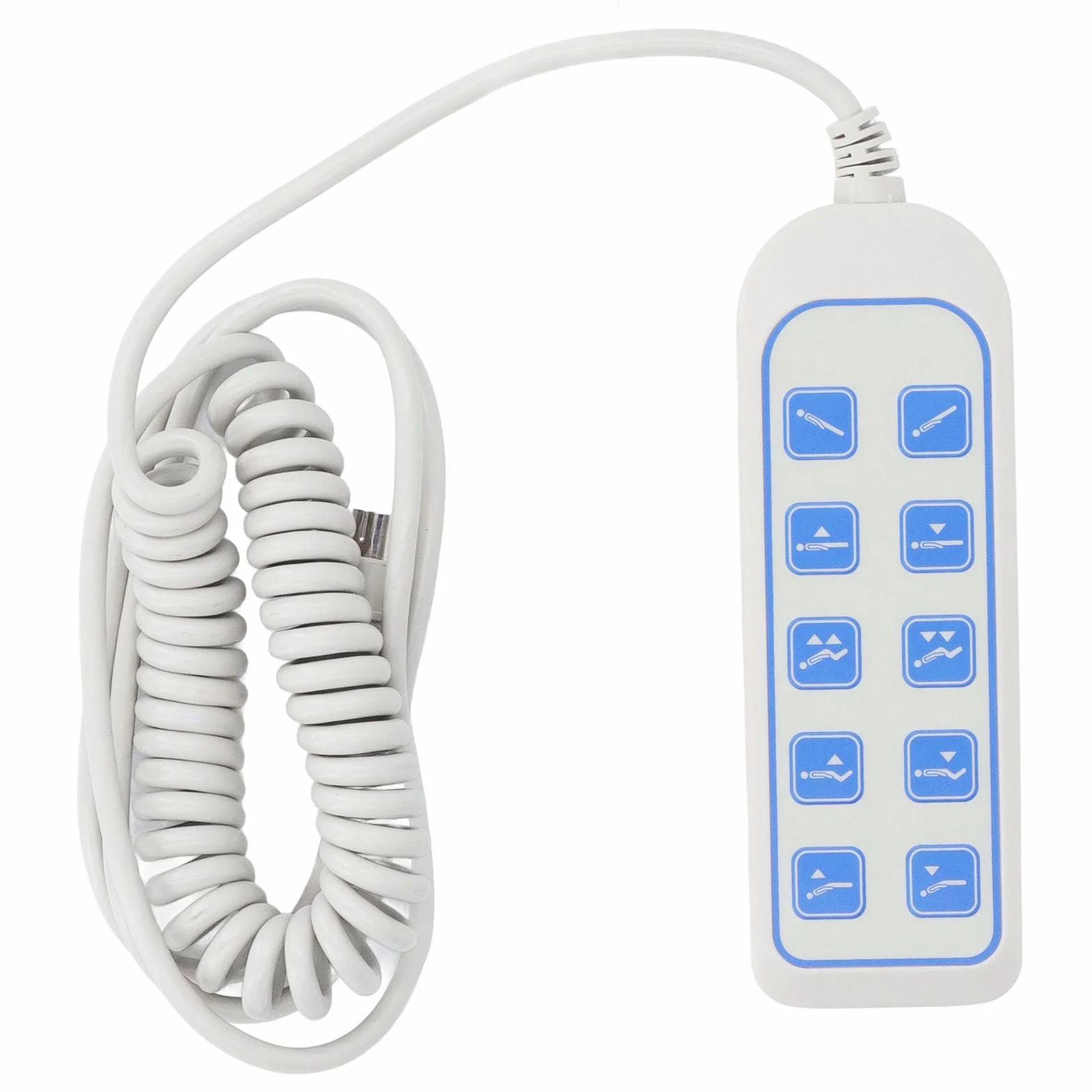 Controller manuale per sedia e telecomando per letto sollevabile con grado di protezione IP66 Controller elettrico a barra di spinta per poltrone reclinabili e letti regolabili con spina a 8 pin