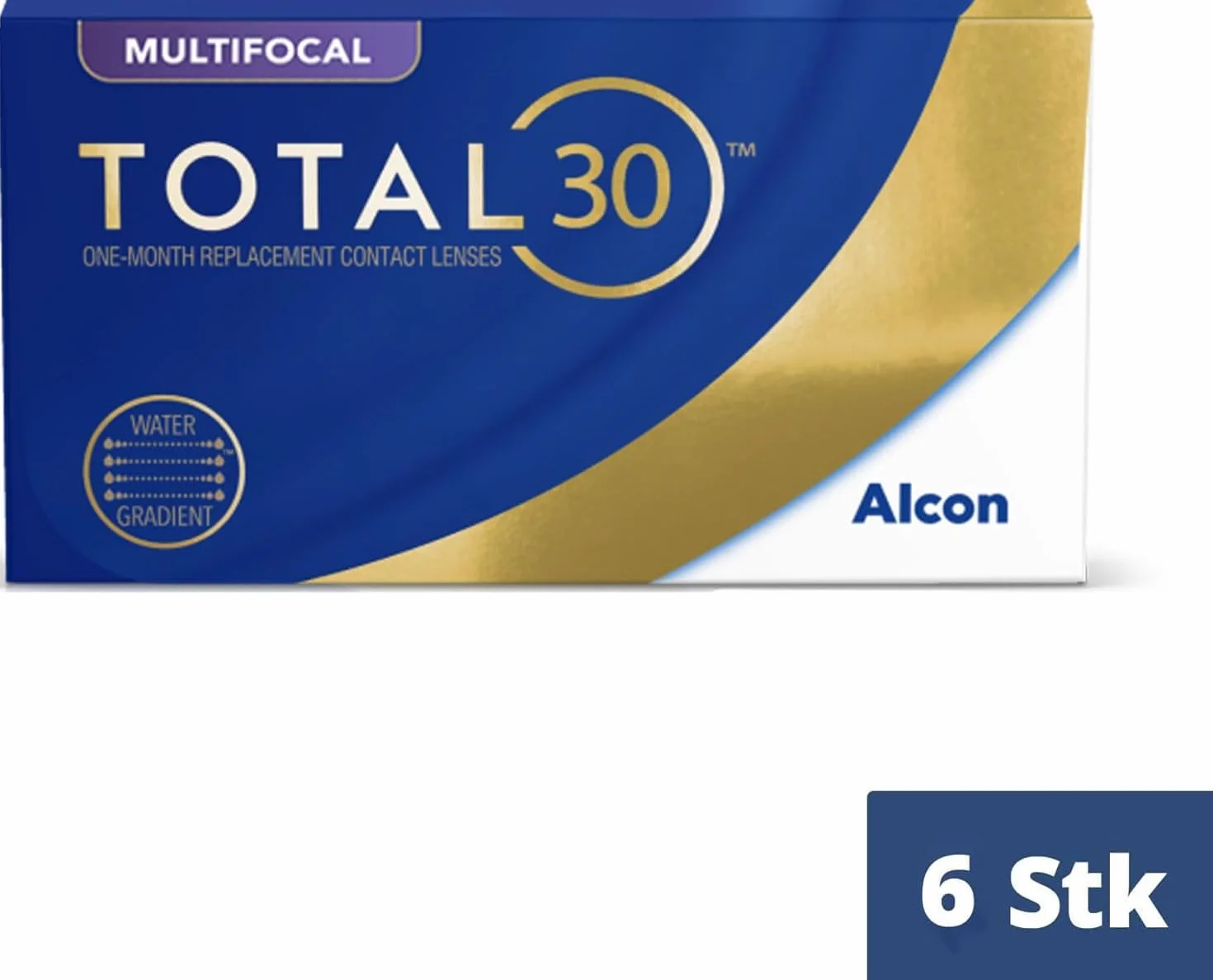 TOTAL30 Multifocal lenti a contatto mensili | 6 lenti | BC 8.4 mm | DIA 14.2 mm | ADD LOW | +03.50 diottrie