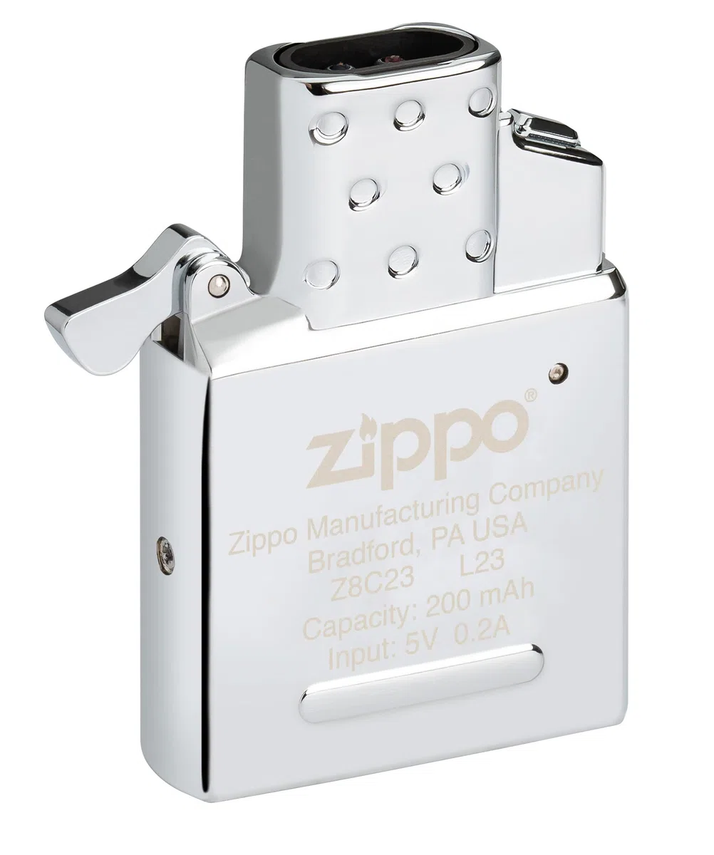Zippo Inserto con doppio arco per accendini tempesta – Inserto accendino ricaricabile – USB-C – Certificazione CE – Si adatta a tutte le classiche custodie Zippo