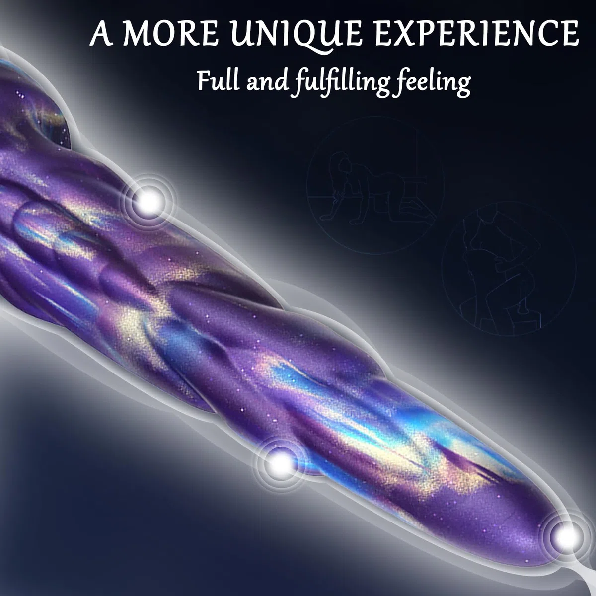 BDSMLOVE Dildo anale fantasy con ventosa, plug anale per uomini e donne, sex toy per fist fucking, dildo gigante, dildo a forma di pene per adulti, coppie, sesso estremo (L)